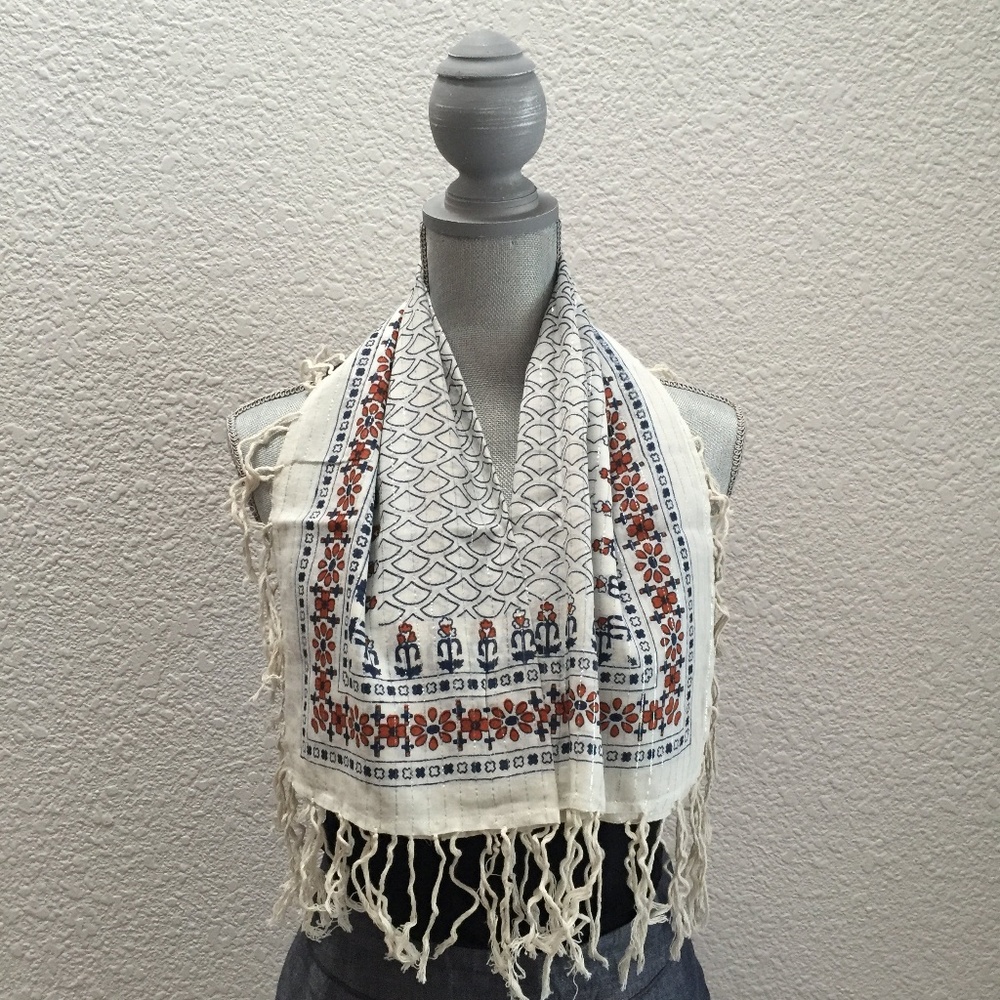 Fab fringed scarf